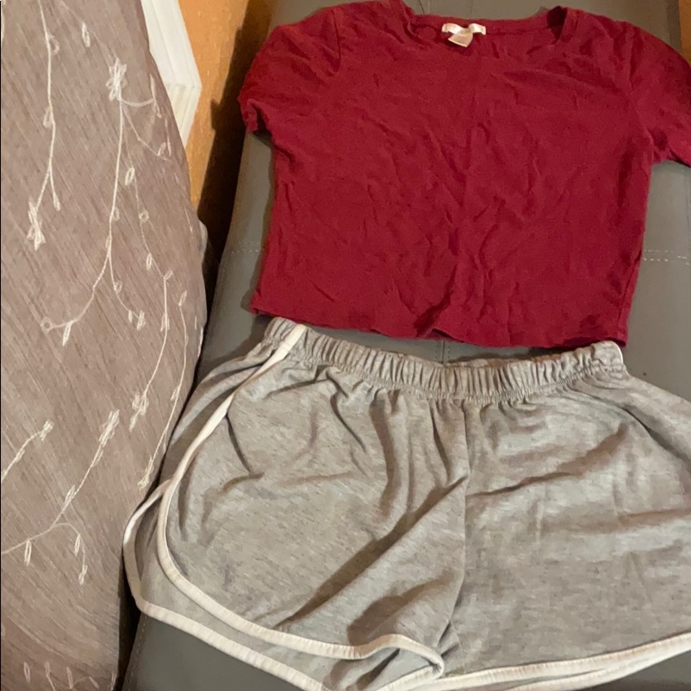Shirt and shorts